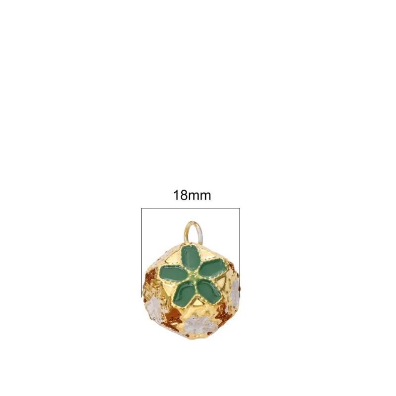 10/20PCS Vintage Bells Charms Cherry Blossom Iron Bells Janpanese Hollow Bells Pendant for DIY Craft Keychain Hanging
