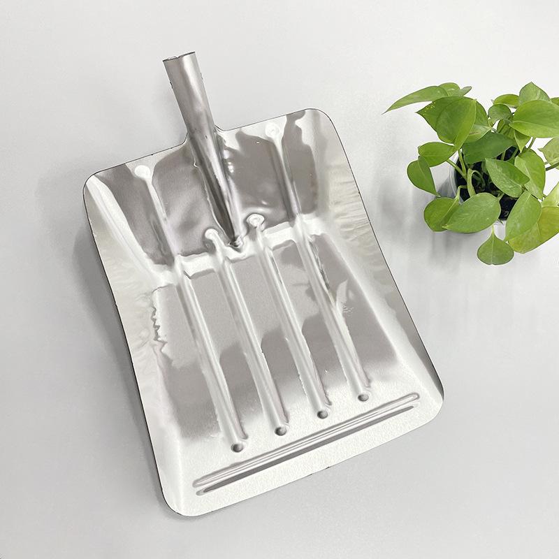 Thickened 304 Stainless Steel Large Shovel for Grain, Rice, Corn Mixing & Farming