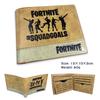 Fortnite Game Embossed Leather Wallet Short PU Leather Student Wallet Gaming Gift 1pcs