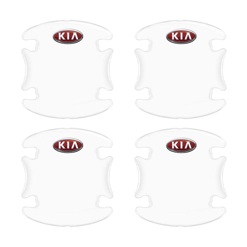 Car Door Handle Protective Stickers Transparent Silicon Anti-collision Protection Film For KIA K5 K9 Sorento Ceed Sportage Carnival Forte Niro Cadenza