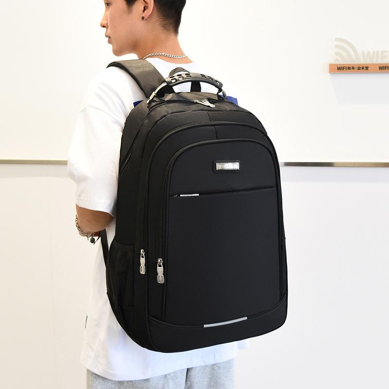 Fashion Men'S Casual Business Backpack Large Capacity Fashion Computer Bag Multifunctional Outdoor Travel Backpack