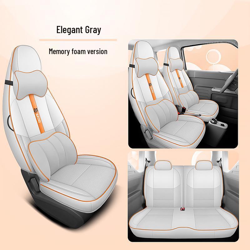 2023 Panda Mini Special Leather Seat Cover for All Seasons