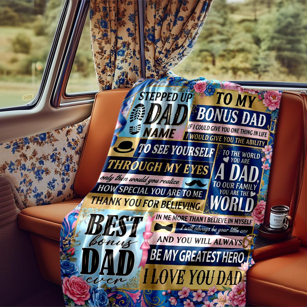 Dad'S Love And Appreciation Multipurpose Blanket Ultrasoft Versatile For Sofa Couch Office Bed Picnics Four Seasons Multipurpose Modern Perfect Gift