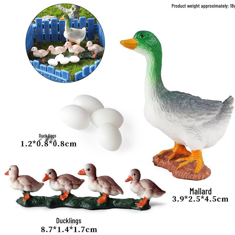Farmer & Breeder Figure Set - Police Officer, Veterinarian, Plow Worker Toy Ornaments for Kids