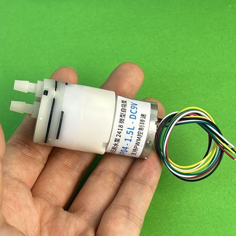 2418 BLDC 6V-9V Brushless Motor Diaphragm Water Pump Self Priming PWM Control