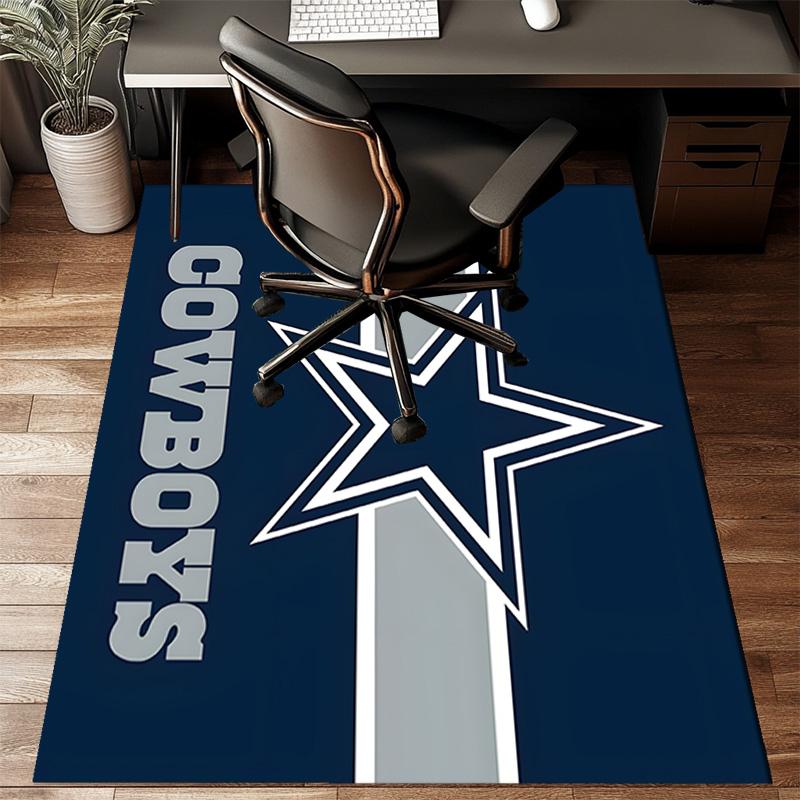 American Football Team Rug Game Carpet, Floor Mat for Bedroom Living Room Entryway Rug, Home Decor Idea Gift for Christmas Birthday