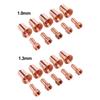 5 Sets Plasma Cutting Torch Consumables Caliber 1.0/1.3mm Electrode 52558 for PT80 PTM80 Plasma Cutting Torch