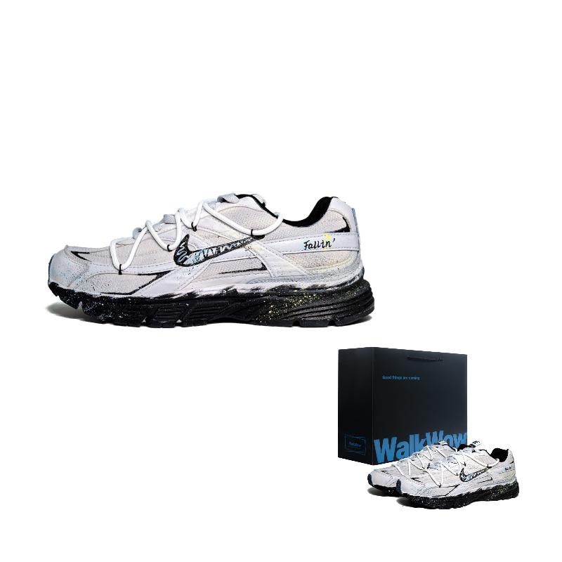 Nike Initiator Cushioning Abrasion Resistant Breathable Support Low top Running Shoes Men's Gray 394055-100(Team907-S)