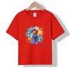 MC-17 MINISO 2026 Summer New Printed Cotton Round Neck T-shirt for Children Aged 1-16, Boys and Girls