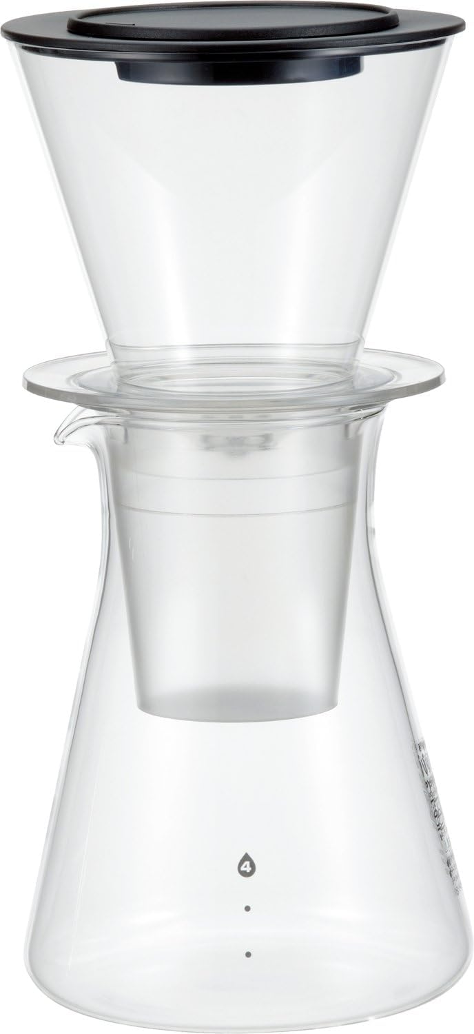 

iwaki Glass Coffee Water 440ml Heat-Resistant Server, Dripper,