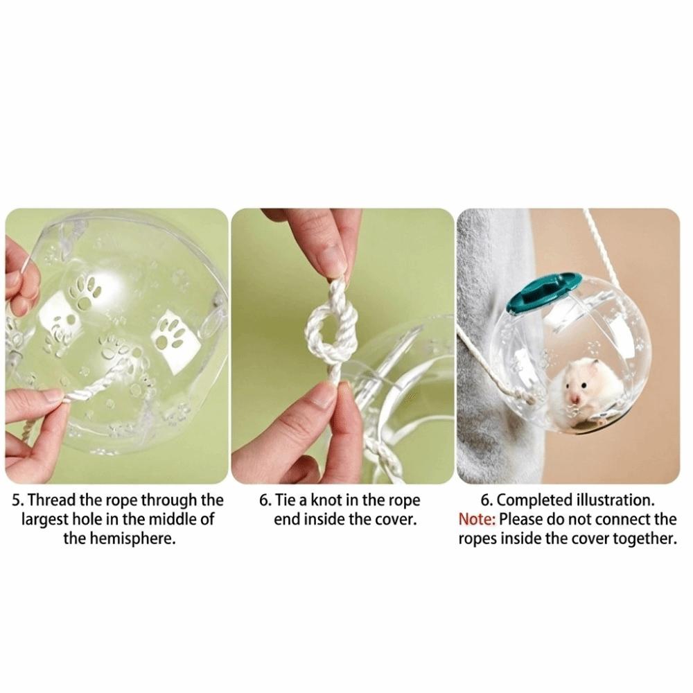 Portable Hamster Exercise Ball Escape Proof Small Pet Running Ball Hamster Running Ball Exercise