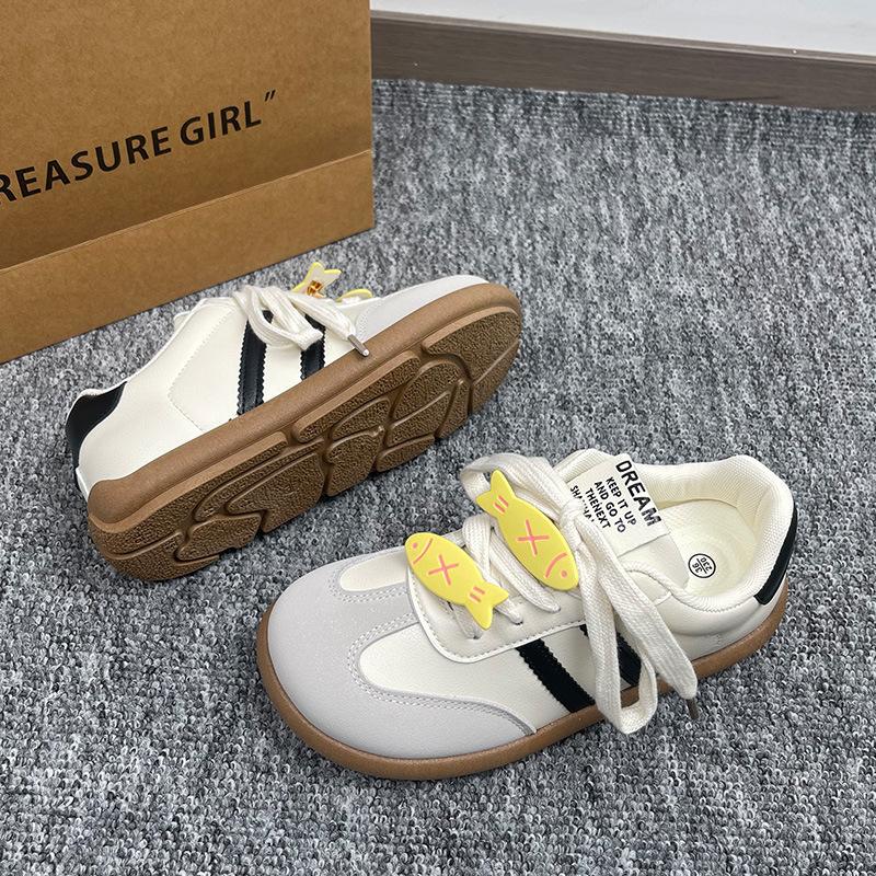 

Casual fashion board shoes new autumn dopamine platform niche shoes children s white shoes women s 35