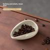 Black Celadon Ceramic Tea Tray & Spoon Set – Retro Kung Fu Style