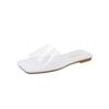 Shoes Casual Xiaoxiangfeng Flat Slippers Women's 2025 Summer New Versatile One-Word Transparent Slippers