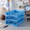 Office Desktop Bookshelf Storage Box for A4 Documents, Multi-layer File Frame Organizer and Classification File Rack