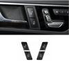 4x Matte Black Car Inner Door Lock Switch Change Trim For Benz C W204 08 10 11