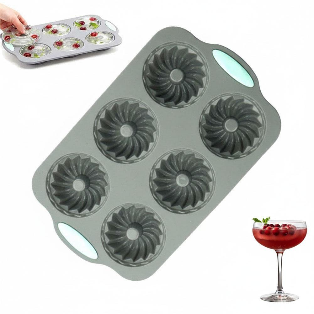 Silicone Donut Mold Baking Utensils Cake Chocolate Round Mold High Temperature Resistant Pudding Macaron Cake Mold Pastry Tools
