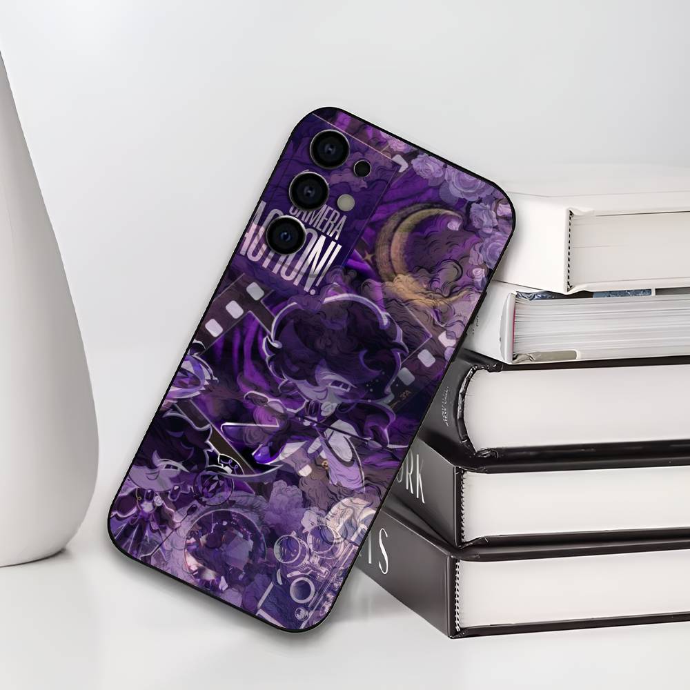 Blue S-Shiroko A-Archive Soft Phone Case for Samsung Galaxy A73/A72/A71/A70/A53/A52/A51