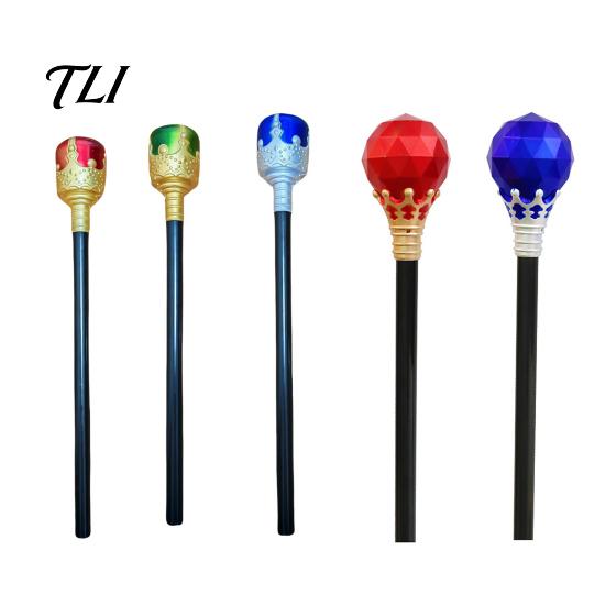 Wand for Children Scepter Wand, Royal King/Queen Costume Accessory, Medieval Holiday Gift Boys Girls Princess Cosplay Wands Role Play, Dress