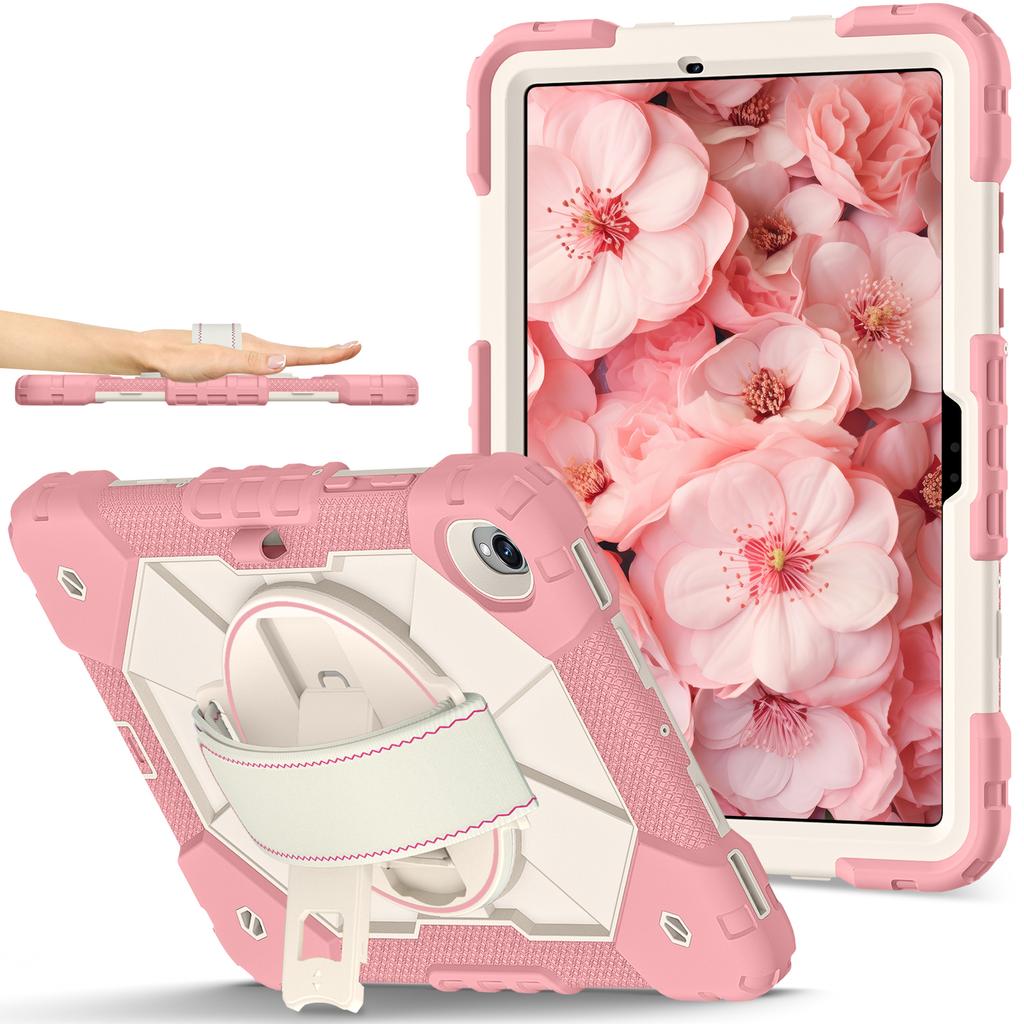 For Samsung Tab Case S11 S10 S9 FE A11 A9 Plus A7 Lite Tablet Stand Case Thick Shockproof with Rotating Strap Kickstand Cover