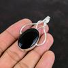 Black Onyx Pendant Natural Gemstone Pendant Silver Jewelry 925 Sterling Silver Pendant Handmade Pendant Latest Design Pendant Gifts For Wife
