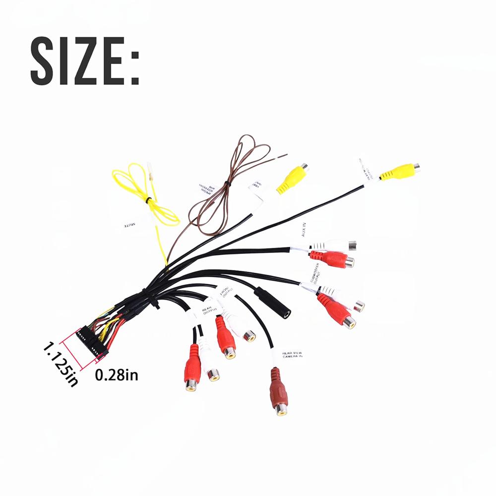 24Pin Av Harness For Pioneer Avh/Avic Models