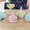 Kitchen Funnel Ideal for Oil Wine and Powder Transfer Compact Round Mouth Funnel for Small Bottles Food Grade Plastic
