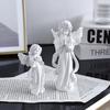 European Classic Praying Angel Resin Crafts Ornament Little Girl Statue Home Desktop Decoration