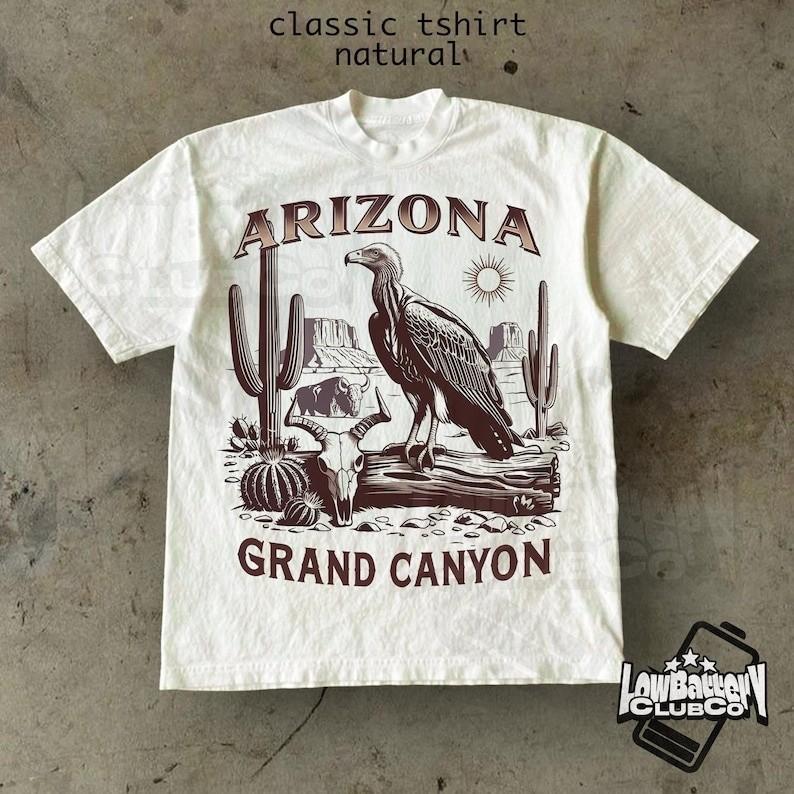Arizona Grand Canyon TShirt Vintage National Park Graphic Tee Retro Desert Unisex T-Shirt XXL