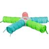 Play Tunnel - TRIXIE - 5 Holes Extendable - For Guinea Pig &; Dwarf Rabbit - Robust Polyester - 47x18x18 Cm