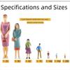 10pcs 1:25 1:30 1:50 1:75 1:87 Scale Miniature Landscape Figurines  DIY Handmade