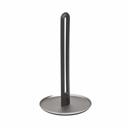 Umbra Kitchen Paper Holder, Kitchen Storage, Kitchen Paper Holder, Vertical Storage, Space-Saving, 175 x H310mm, Umbra Keyhole, 21005264047, Nickel