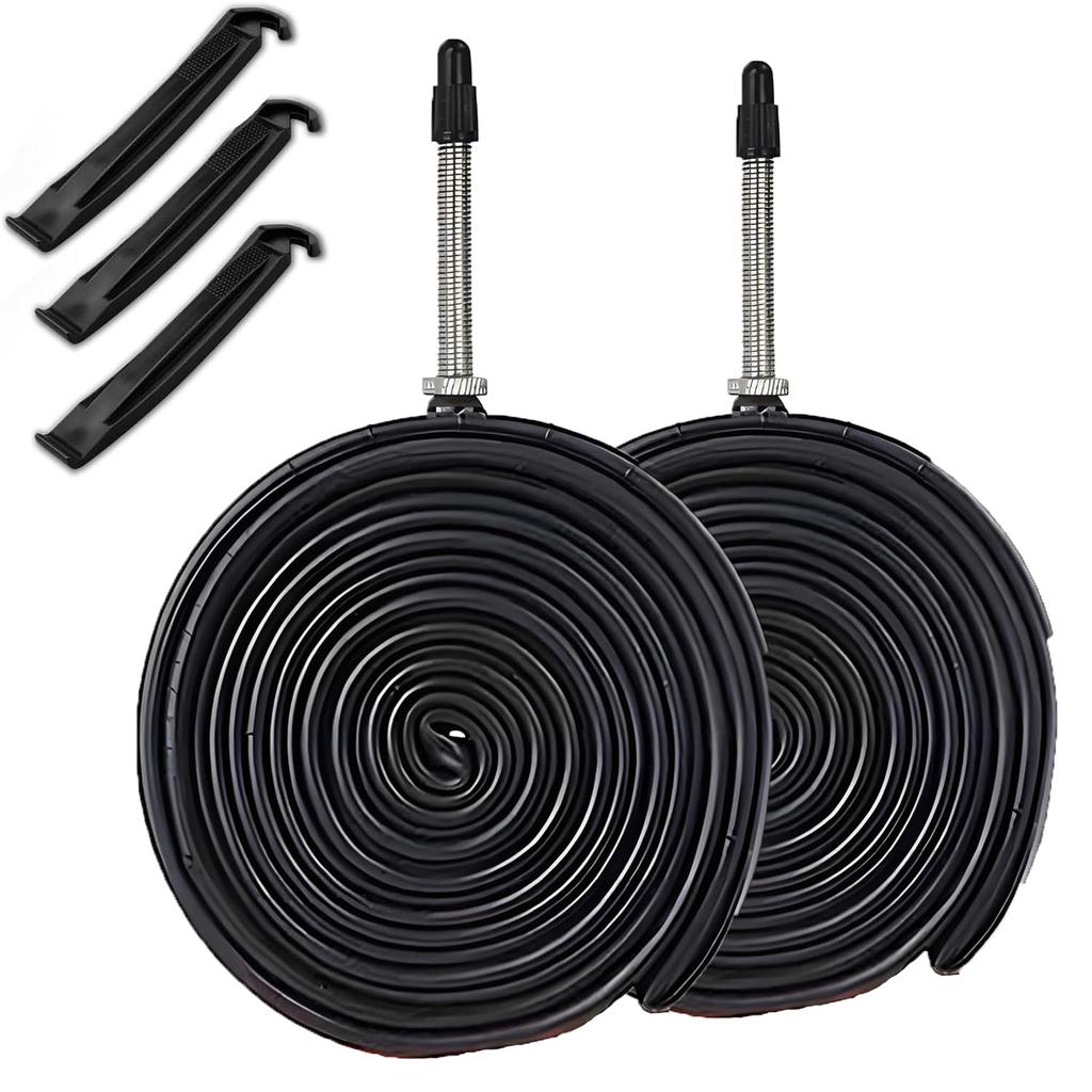 Road Bike Tube 2 Presta Long Valve 48mm 700x23C/24C/25C/26C/27C/28C/30C/32C Road