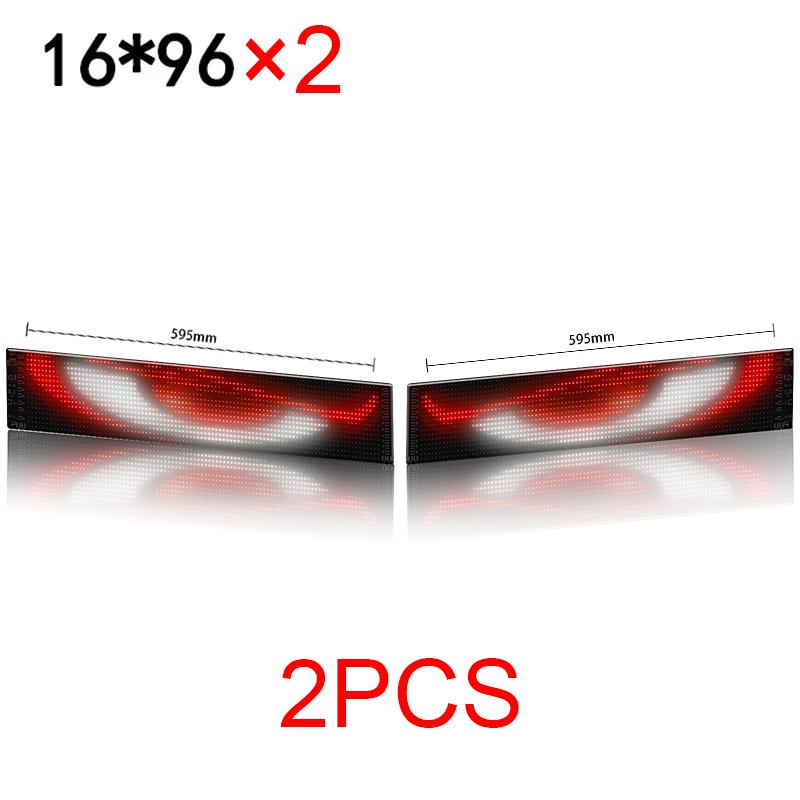 Demon Eyes Car Soft Screen LED Pixel Panel Light DIY Programmable Flexible Decoraive Light For Car Truck Board Windshield