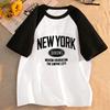 Fashion New York Letter Design Funny T Shirts Kids Children's T-shirt Boys Girls Summer Spring Casual Top Tee Shirt