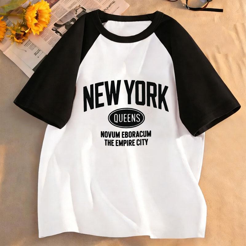 Fashion New York Letter Design Funny T Shirts Kids Children's T-shirt Boys Girls Summer Spring Casual Top Tee Shirt