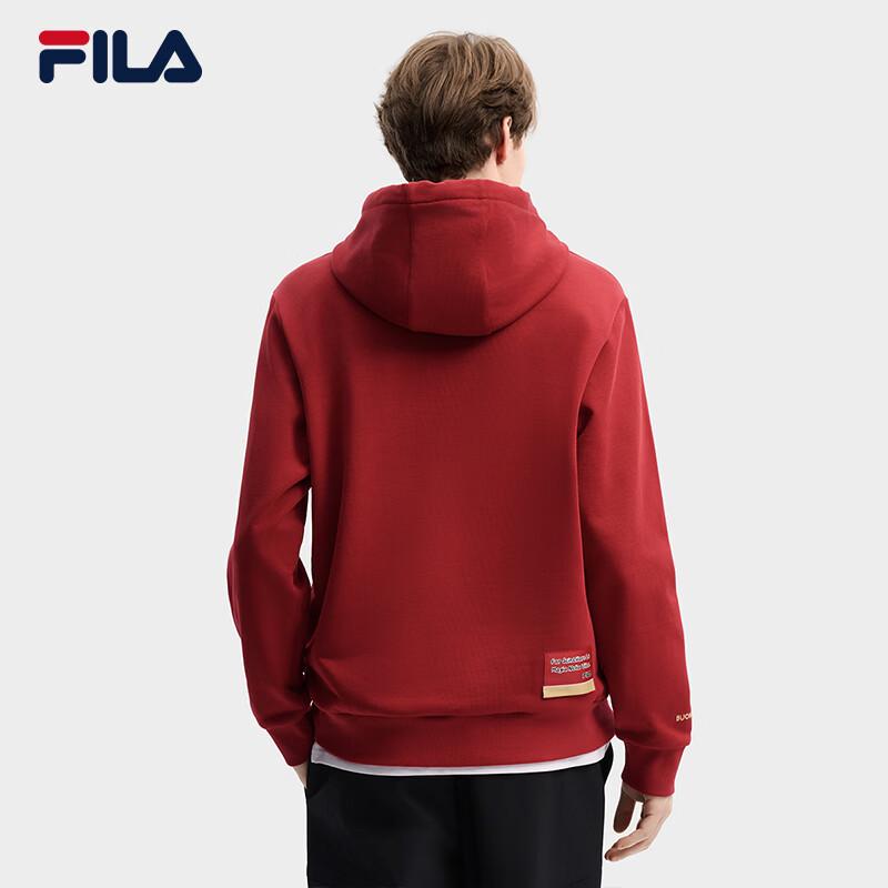 FILA Unisex Logo Hooded Sweatshirt