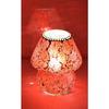 Mushroom Shaped Mosaic Glass Lamp for Home/Office/Festival Decoration (Bulb Not Included)  (23 cm)