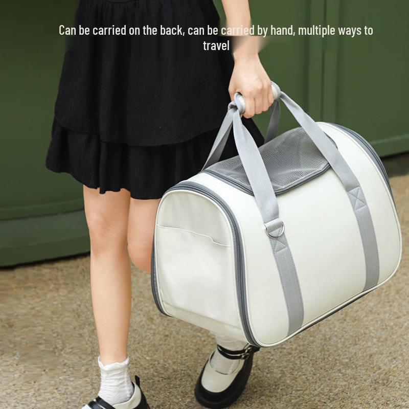 Breathable Cat & Puppy Carrier Backpack: Portable, Anti-Stress Crossbody