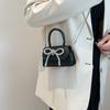 Fashion Korean Style Small Pu Handbag With Top Handle For Daily Casual Use