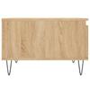  Coffee Table, Sonoma Oak 55x55x36.5 Cm Wood-based Material