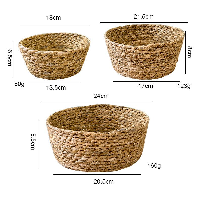 Simplicity, Woven Flowerpot, Multi-purpose, Woven Basket, Desktop Storage, Home Decor, Rattan Weaving, Breathable Flower Basket