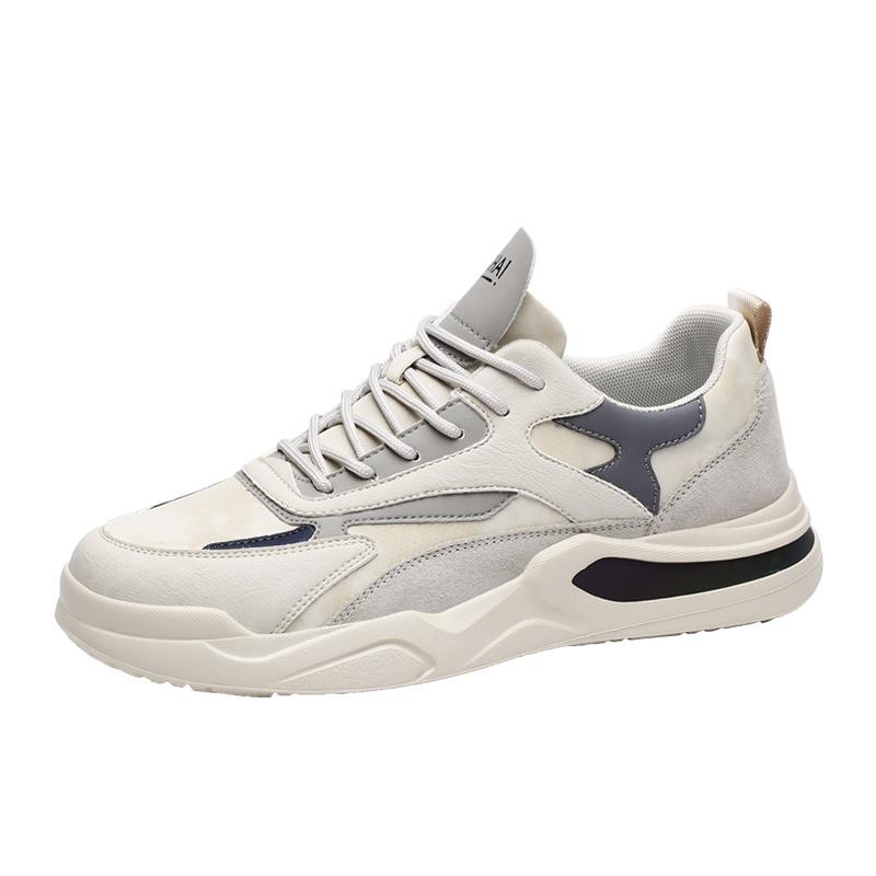 Mens Running Shoes 2026 New Outdoor Sports Trendy High Quality Leather Anti Slip Wear Resistant Daily Casual Sneakers for Men