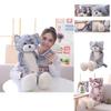 Adorable Large Cat Plush Toy Soft Cute Stuffed Doll Perfect For Christmas Gift