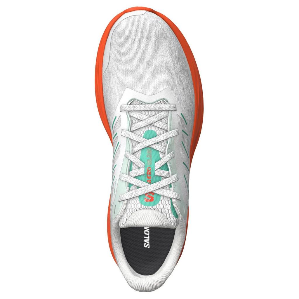 New SALOMON AERO GLIDE 2 Anti Slip And Wear Resistant Breathable Low Top Running Shoes Women's White L47575300