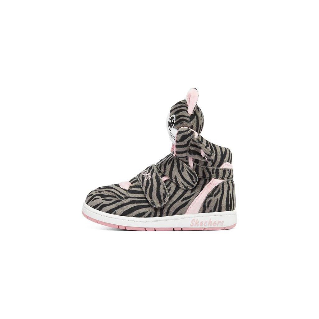 Skechers Sugarcanes Anti-Kick Shock-Absorbing High-Top Shoes Baby shoes Gray Black 310998N-GYBK 25