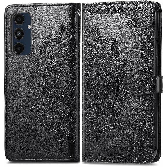 

Чехол-кошелек для Samsung Galaxy A16 5G с держателем для карт, из ПУ-кожи, с магнитной застежкой и подставкой, противоударный защитный чехол для чёрный