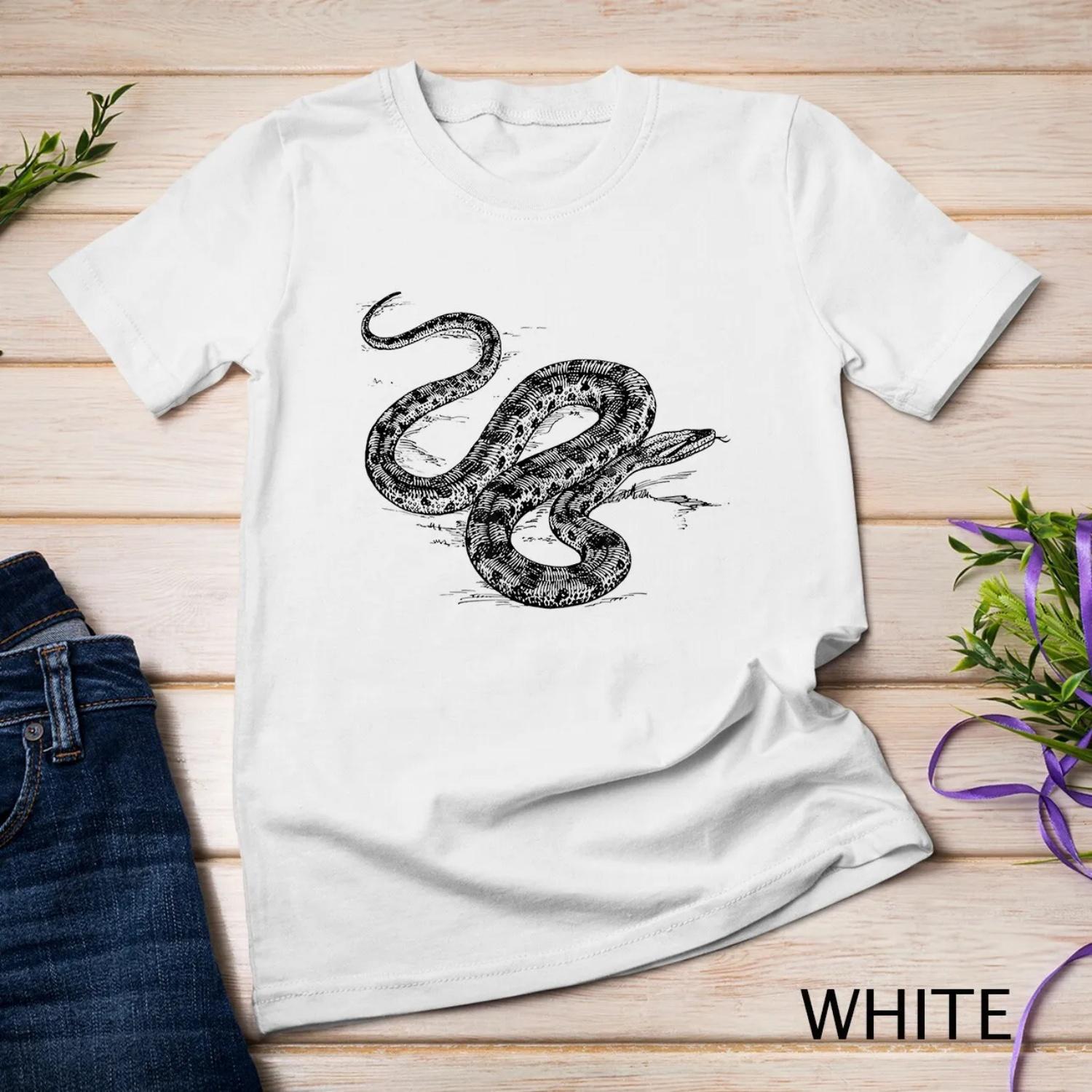 Anaconda Snake T Shirt XXXXXL белый