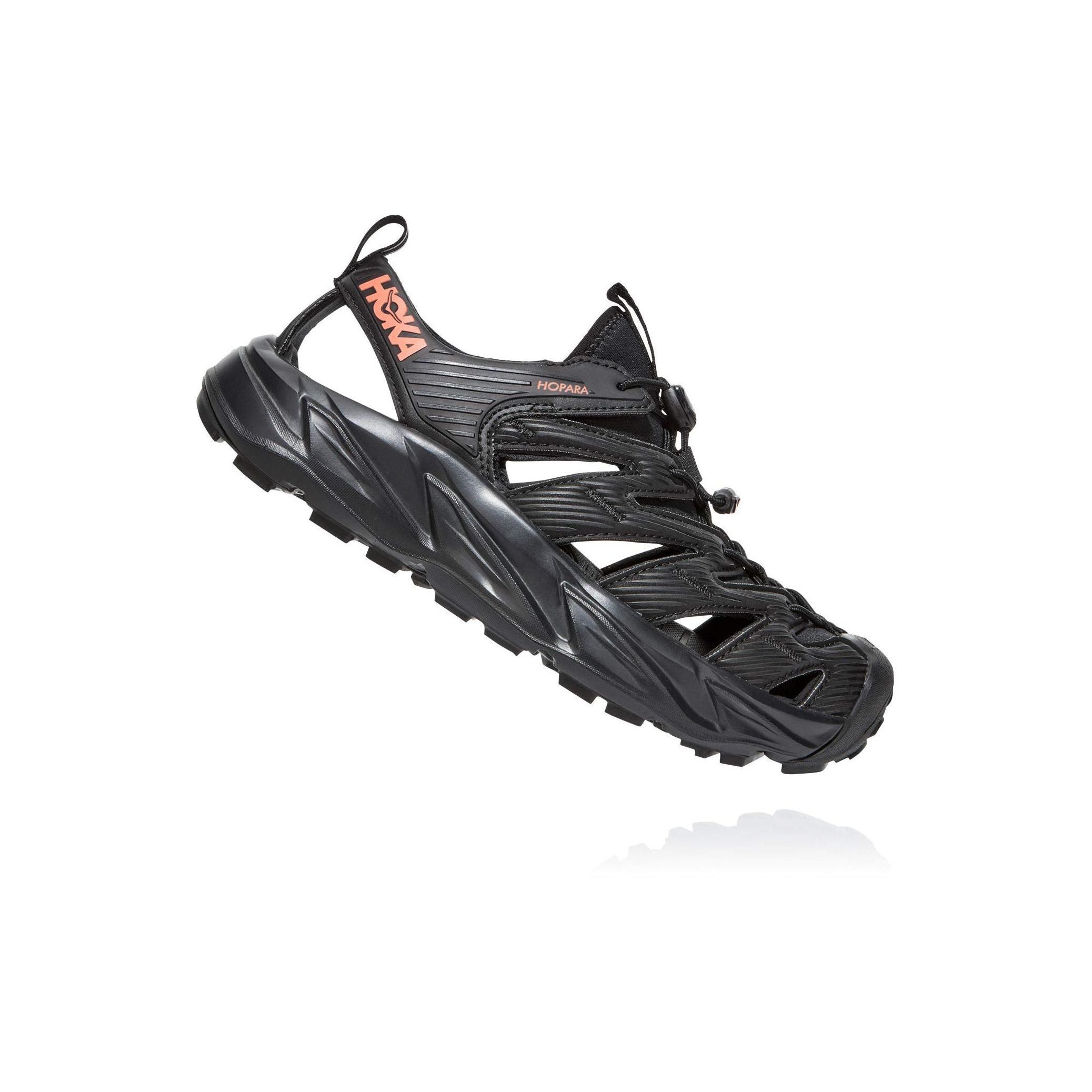 HOKA Сандалии Hopara Черный Коралловый Фьюжн Женские Кроссовки 1106535-BFCR 36.5 — фото 5