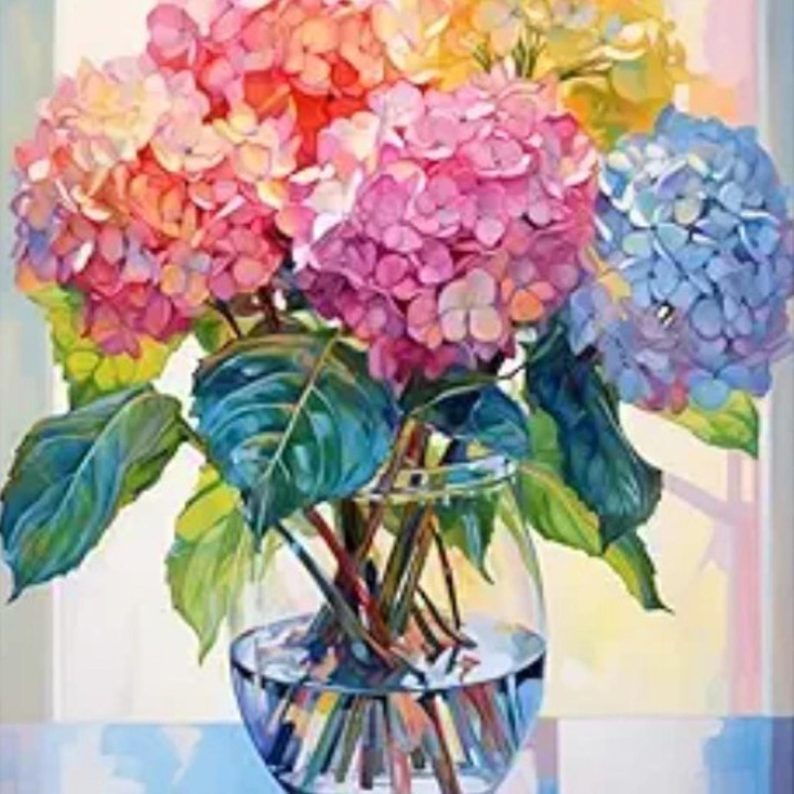 

, Багатоколірний Квітковий Повний ,Покриття DIY Настінне Мистецтво Для Спальні Або Вітальні One Size рожевий